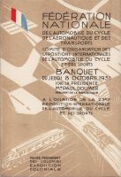 Banquet du jeudi 08 octobre 1931 sous la Présidence de M. Paul Doumer a l‘occasion de la 25ème Exposition Internationale de l‘Automobile du Cycle et des Sports Musée Permanent des Colonies Exposition Coloniale