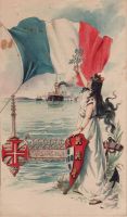 16 juin 1899 Lisbonne Portugal Dîner offert par la marine portugaise en l‘honneur de l‘escadre française