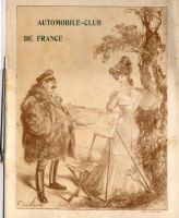 Abel FAIVRE Automobile-club de France<br />Banquet du 16 mars 1905<br />clôture de la 4éme exposition de Peinture, de Sculpture et d‘art Précieux